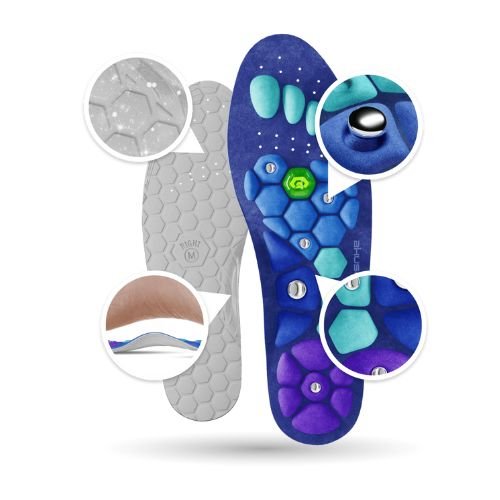 Akusoli - Magnetische Akupressur-Einlegesohlen – Bild 2
